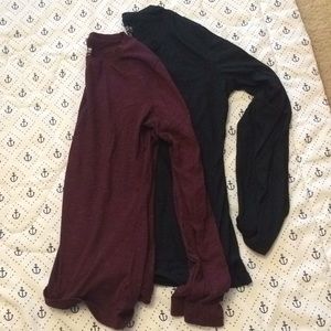 Lot of 2 Mossimo long sleeve tees Medium